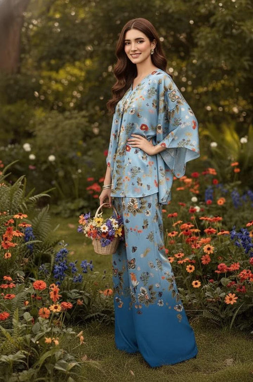 Ethereal Blue Co-ord Set