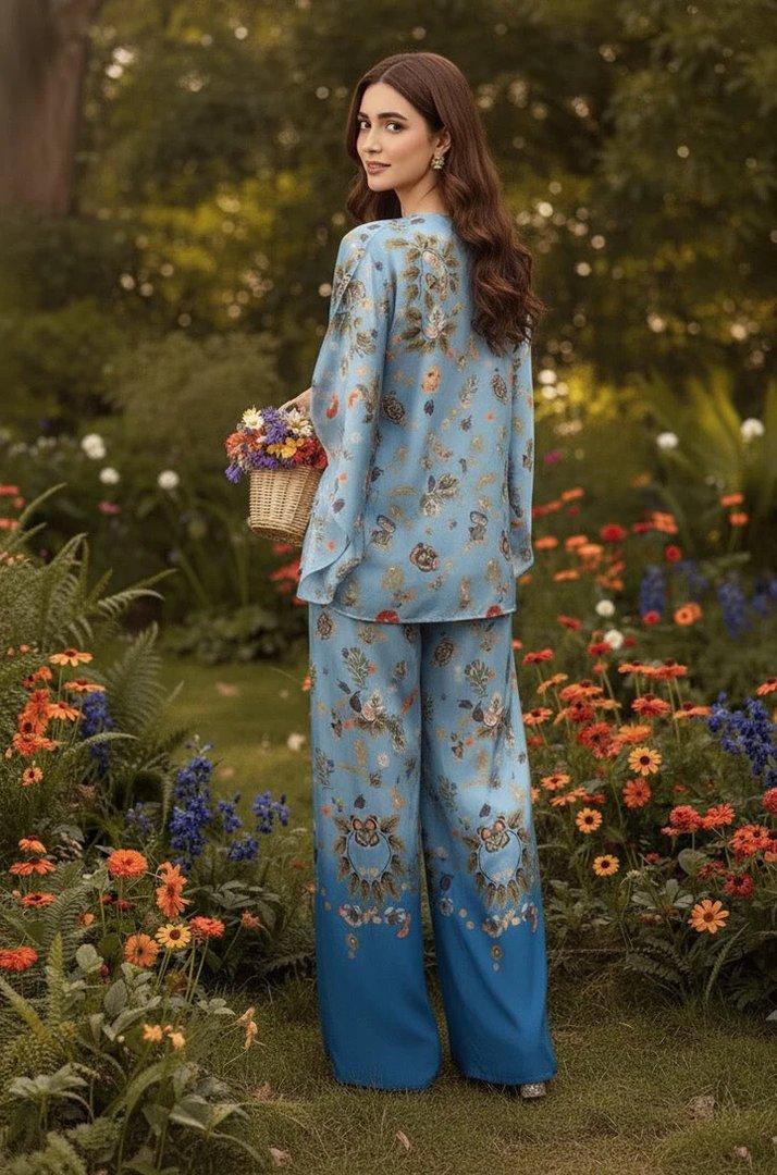 Ethereal Blue Co-ord Set