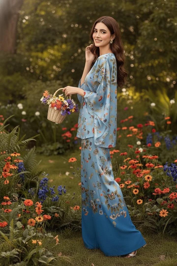 Ethereal Blue Co-ord Set