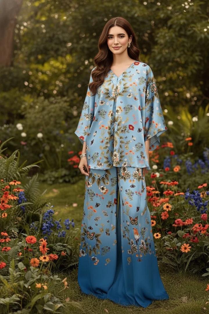 Ethereal Blue Co-ord Set