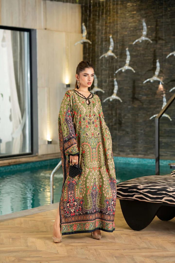 Gilded Olive Kaftaan