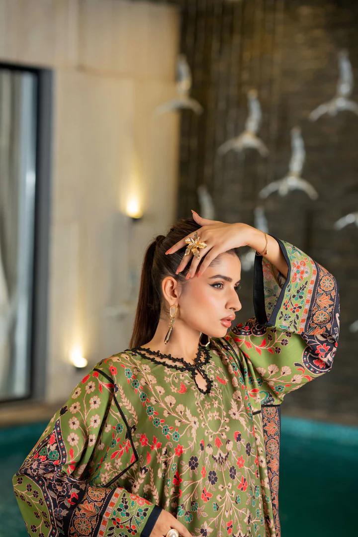 Gilded Olive Kaftaan