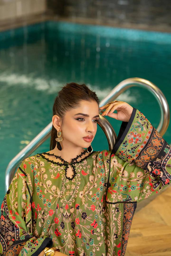 Gilded Olive Kaftaan