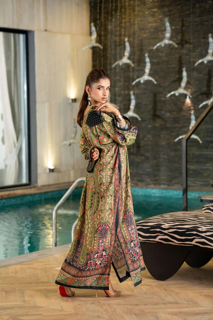 Gilded Olive Kaftaan