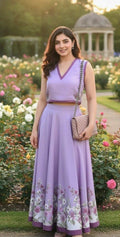 Lavender Grace Skirt & Top (2 piece)