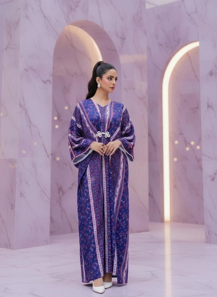 Nayla Indigo Kaftaan