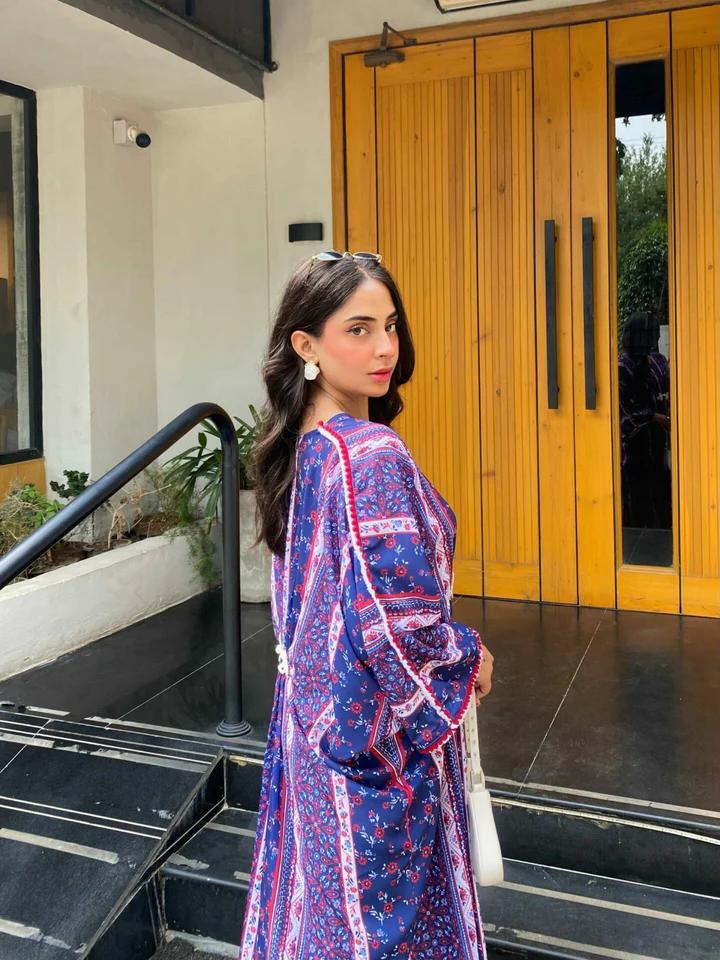 Nayla Indigo Kaftaan