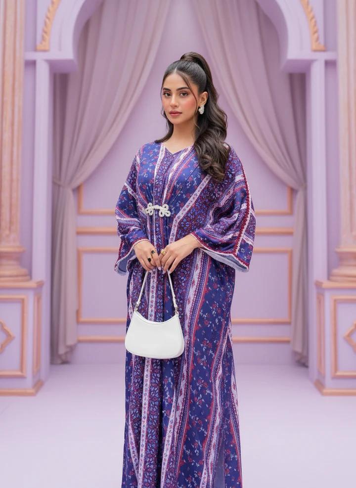 Nayla Indigo Kaftaan