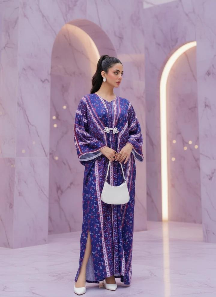 Nayla Indigo Kaftaan
