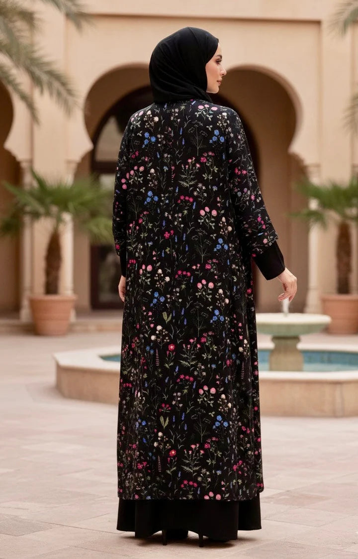 Nooré Meadow Gown with Scarf