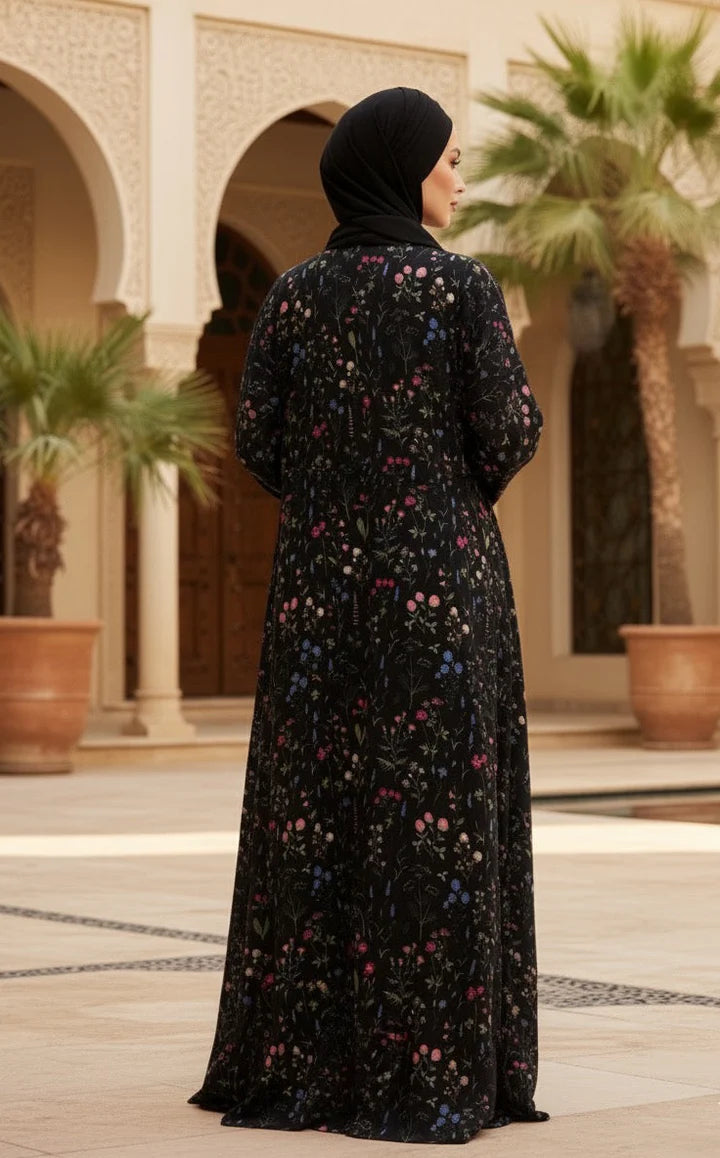 Nooré Meadow Gown with Scarf