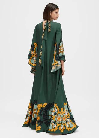 Vireya Green Dress