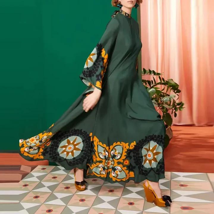 Vireya Green Dress